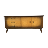 Enfilade furniture tv vintage feet compass Scandinavian style