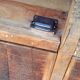 Antique wooden cabinet with 4 doors and 1 drawer