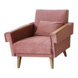 fauteuil années 50-60 - velours