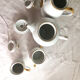 27-piece coffee and tea service in white Limoges porcelain Georges Boyer