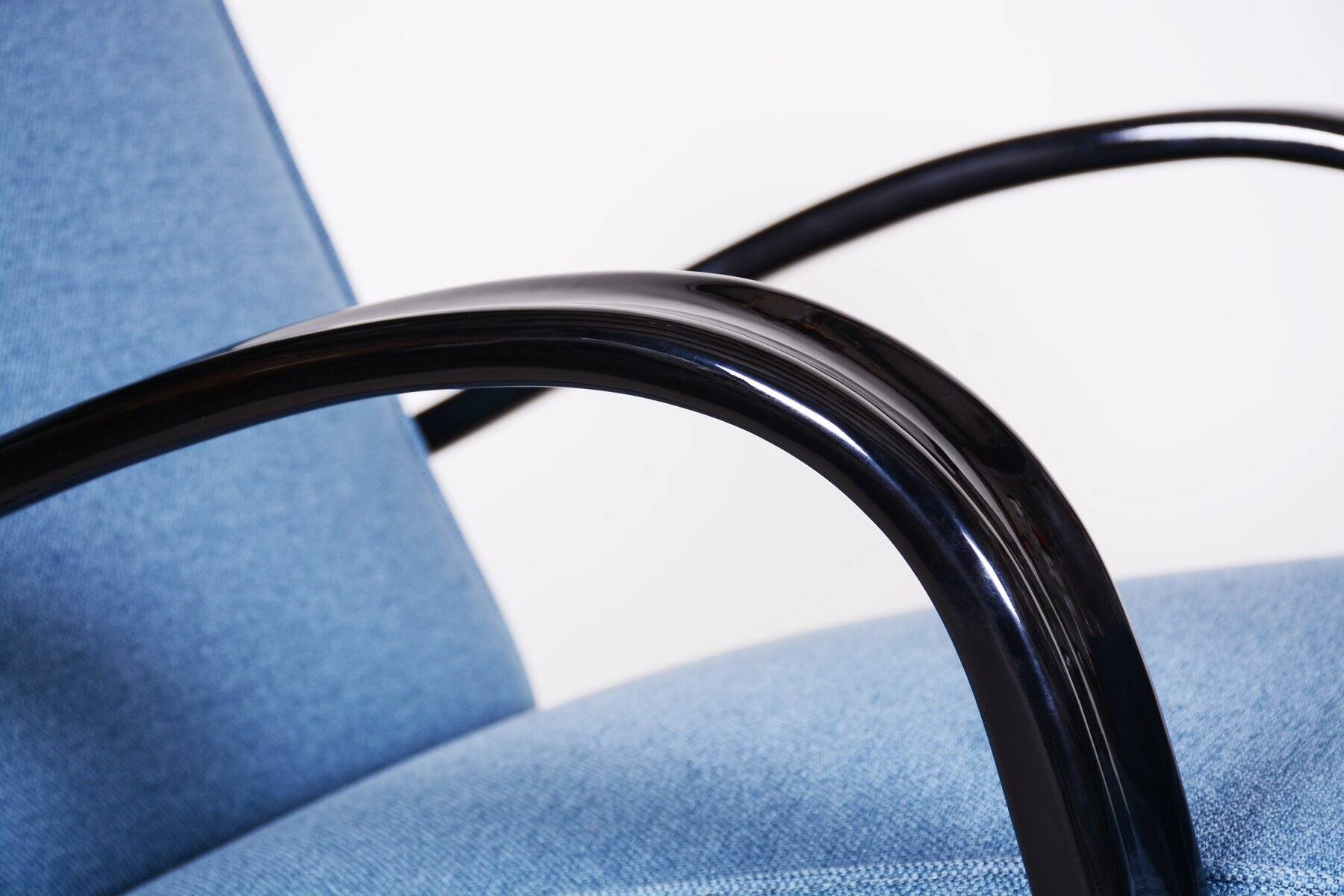 Czech Art Deco Beech Armchair attributed to J. Halabala for Up Zavody, 1930s