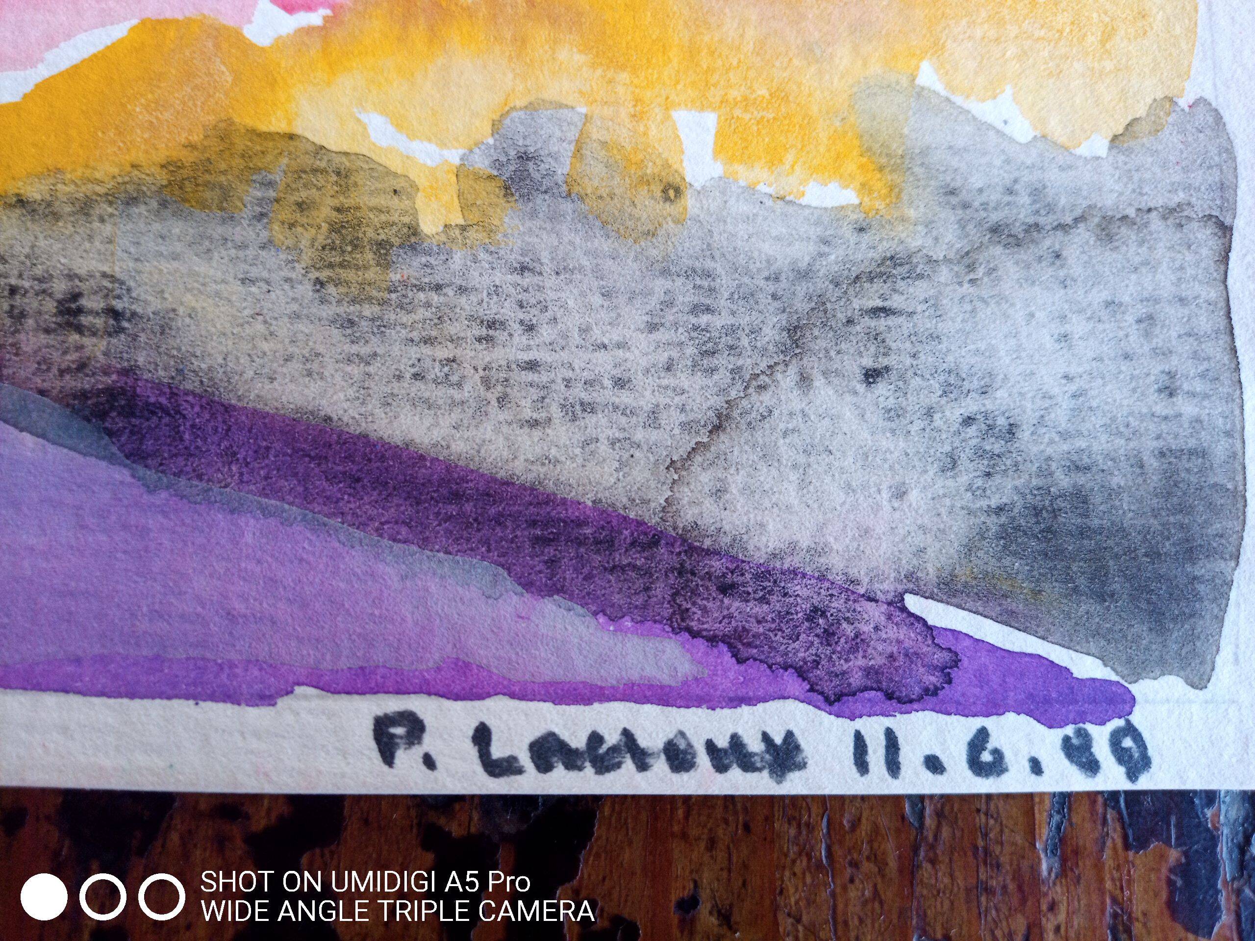 Pierre Lacroux (1909-1993) Gouache on paper 24 x 32 cm - from 1989 - (292)