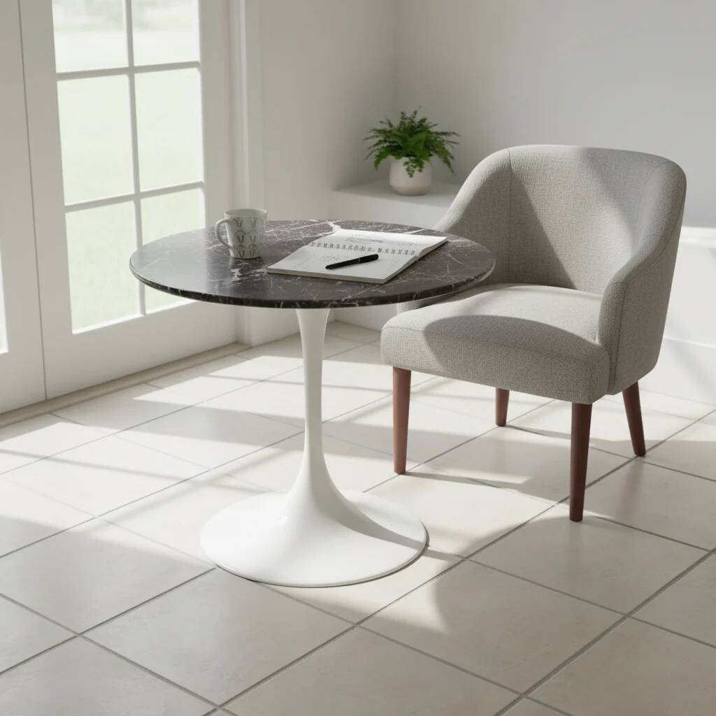 Rare "Tulip" style side table Ilse mid-century furniture