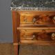 Commode Sauteuse Louis XVI en Noyer Fin XVIIIe