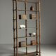 Bobbin bookcase French antique
