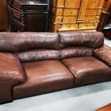 Roche bobois leather sofa
