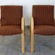 Pair of Bow Wood armchairs by Steiner, 1950s