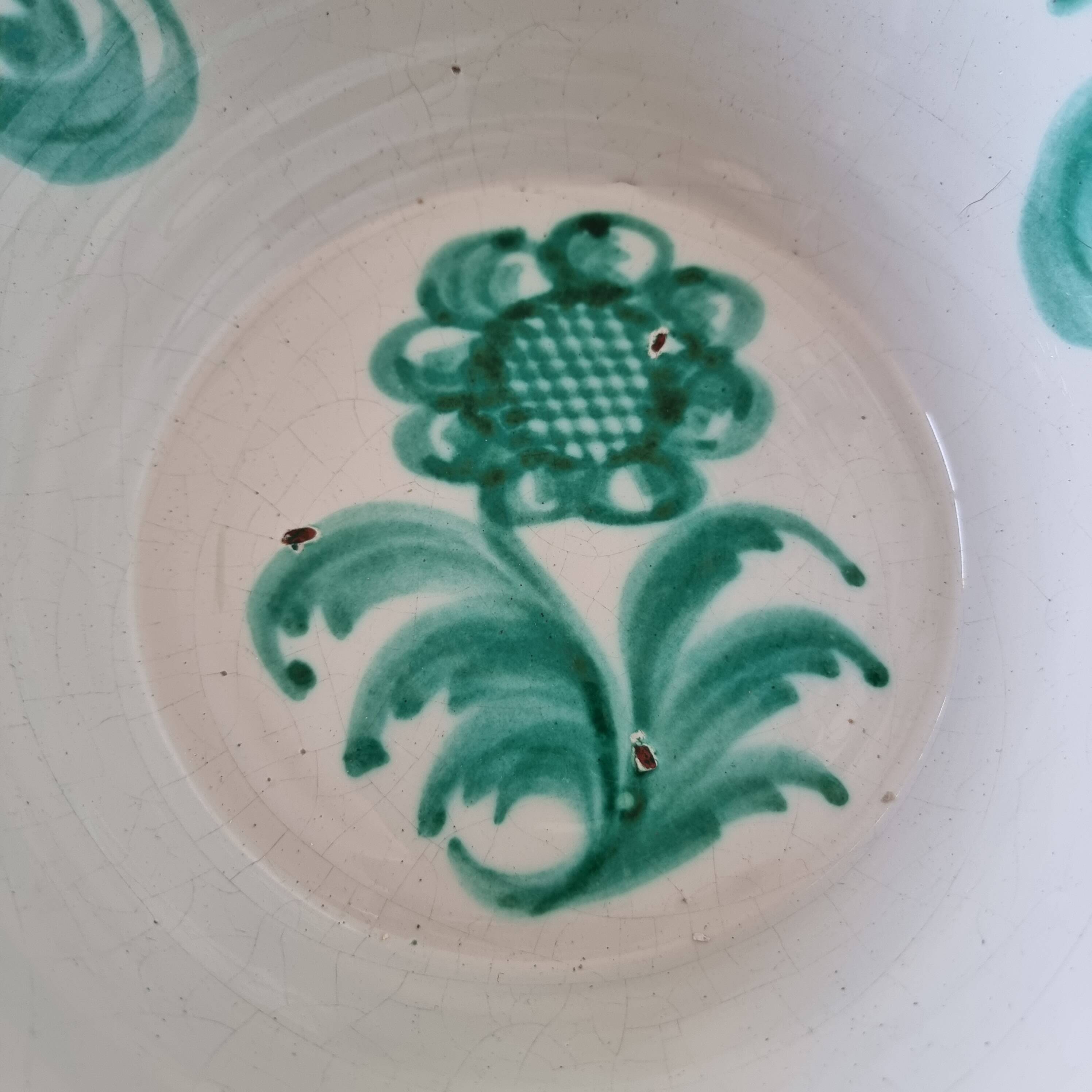 Ancient basin of Fajalauza (Granada) | Glazed clay. 1970s