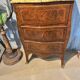 Louis XV marquetry commode, curved.