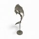 Fish in stainless steel Lighting object from Reinhard Stube