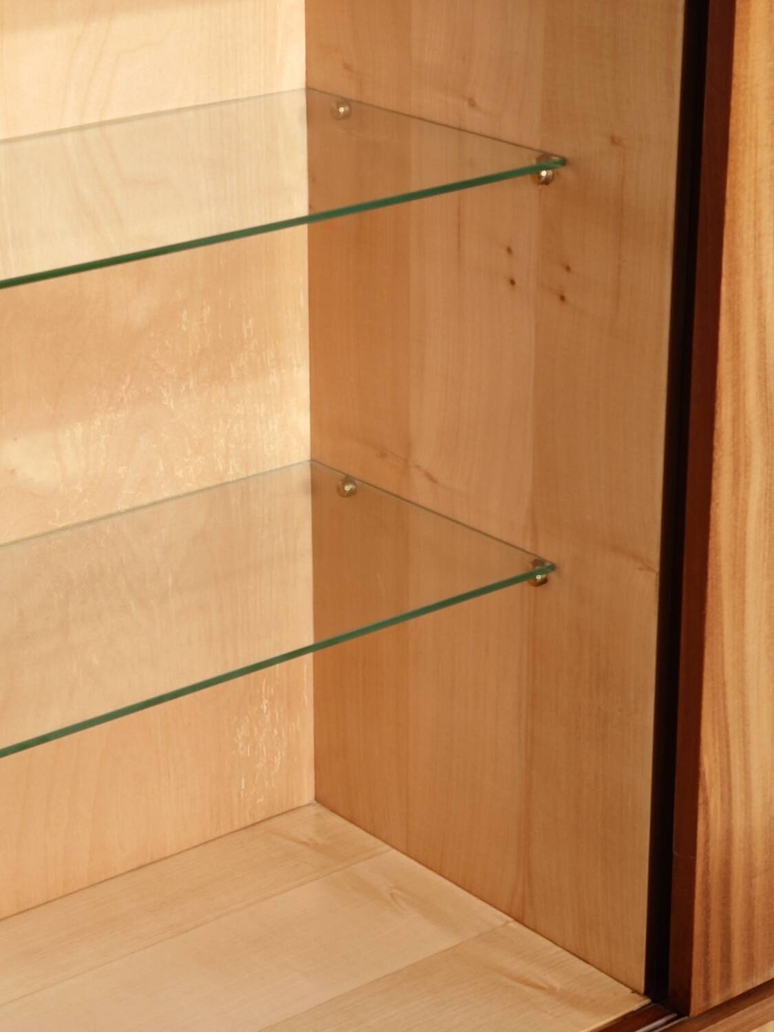 East German sideboard/glass cabinet from the 1960s