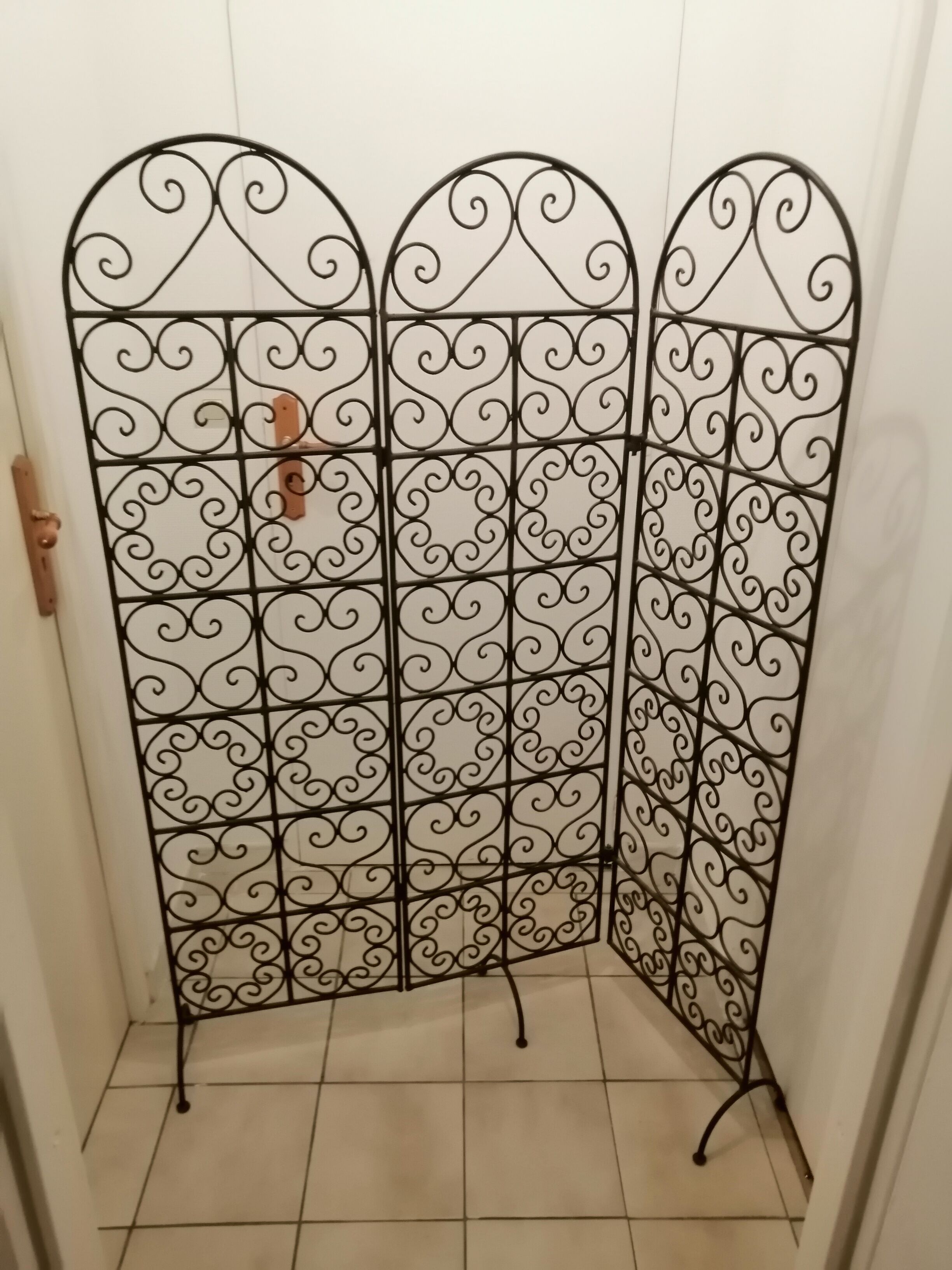 Wrought iron screen