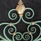Pair of wrought iron wall sconces by Gilbert Poillerat, 1940