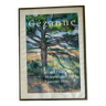 Affiche originale d’exposition encadrée, Cézanne vintage 1995