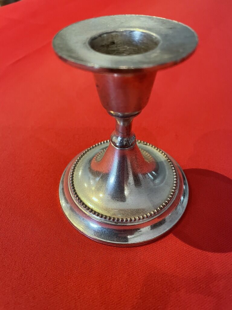 Silver candlestick