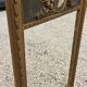 Miroir trumeau à decor d'un médaillon de femme 106cm haut