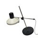Vintage Polish bedside lamp in glass and metal, 1980s