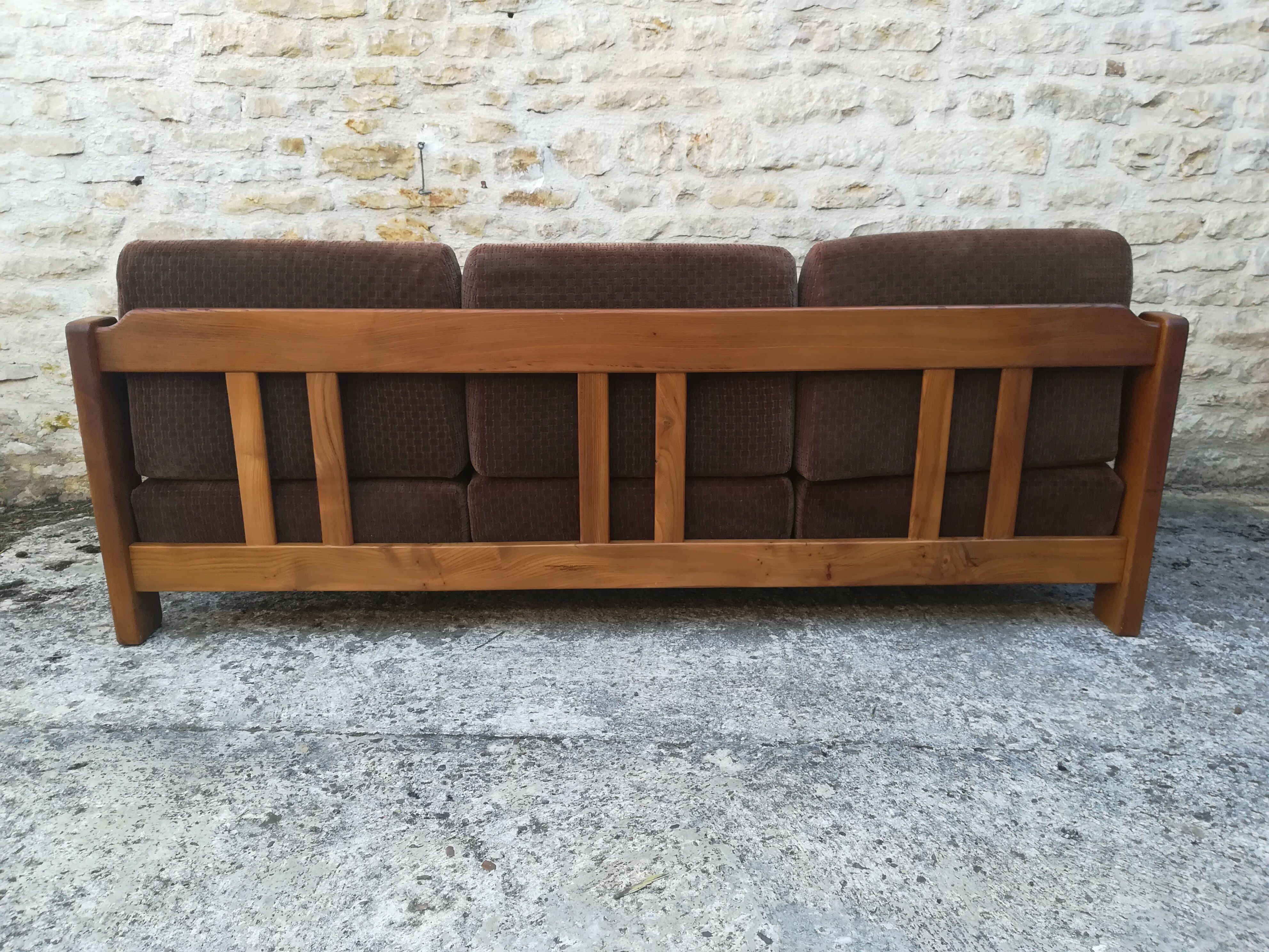 Scandinavian elm sofa