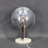1950s Table Lamp with Aluminium Lampshade, Czechoslovakia
