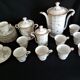 L. Bernardaud & Cie. - Limoges porcelain coffee set, Pompadour model, 1900s - 1927s