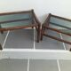 Tables in rattan