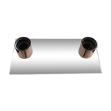 Italian stainless design sconce