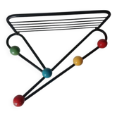 Vintage wall coat rack Roger Feraud 1958
