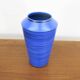 Blue and black ceramic vase, 1960s