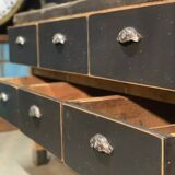 Beech workbench with drawer