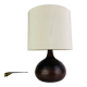 Vintage stoneware globe lamp, 1960s