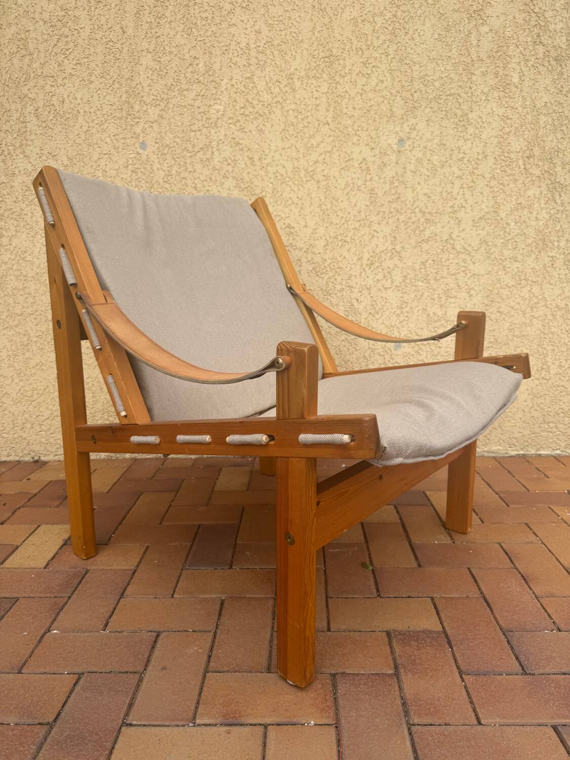 Chaise safari vintage "Hunter" par Torbjørn Afdal, 1960, Norvège