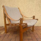 Chaise safari vintage "Hunter" par Torbjørn Afdal, 1960, Norvège
