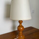 Lampe en bois vintage