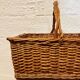 Rectangular wicker basket