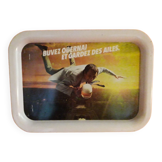 Obernai beer advertising tray