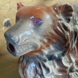 Bear pitcher with tambourine