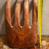 Large Carved Wooden Hand - 1950s