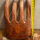 Large Carved Wooden Hand - 1950s