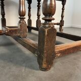 18th-century oak Gateleg drop-leaf dining table