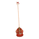 transparent crystal suspension with floral decoration from the 1970s