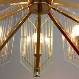 Lustre en laiton  France 60