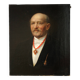 Portrait de gentleman du XIXe siècle, à l'aspect vieilli