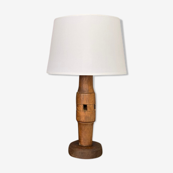 Modernist vintage wood lamp