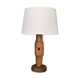 Modernist vintage wood lamp
