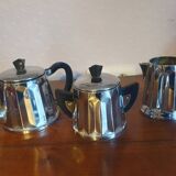 Chomé metal coffee service and bakelite handle