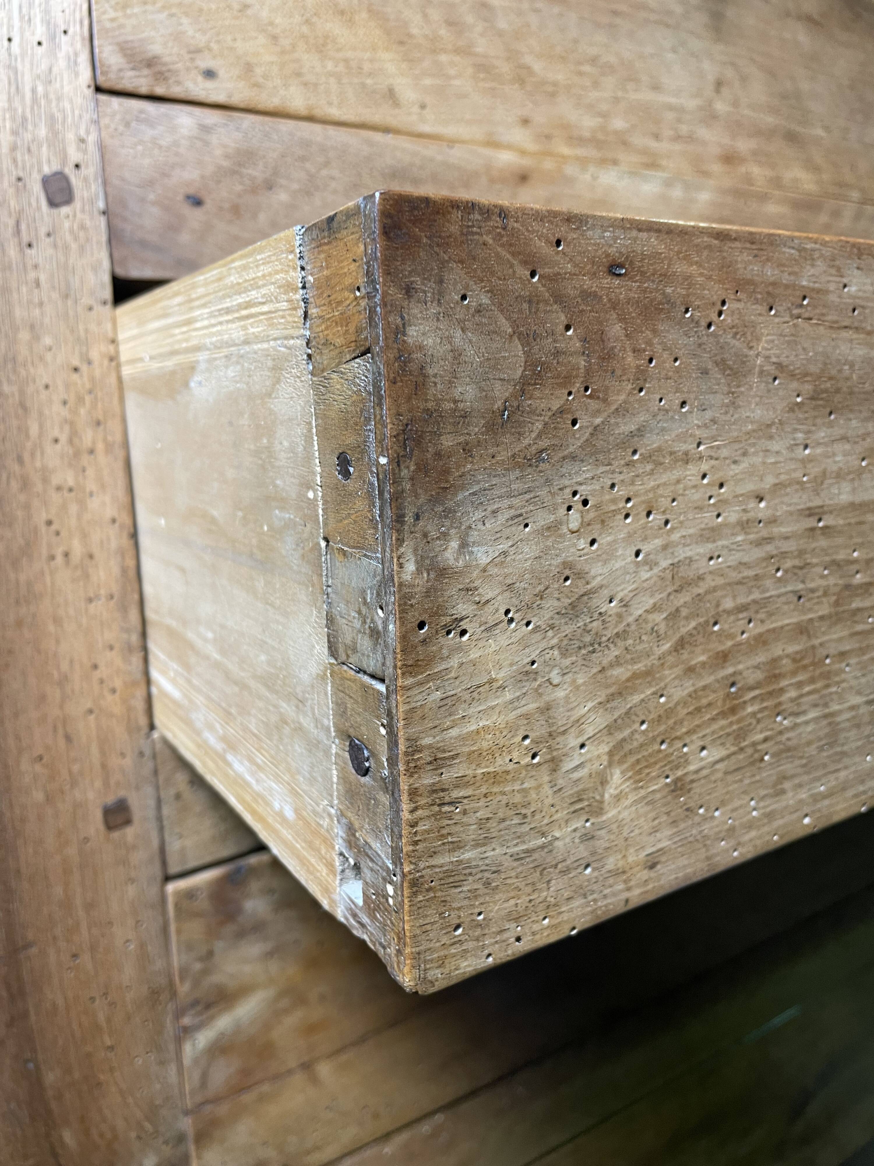 Empire walnut chest of drawers