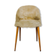 Chaise gondole fourrure moumoute vintage