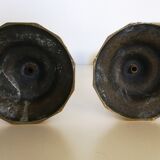 Pair of brass candlestick