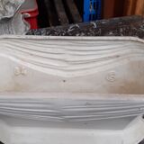 Art deco cast iron planter