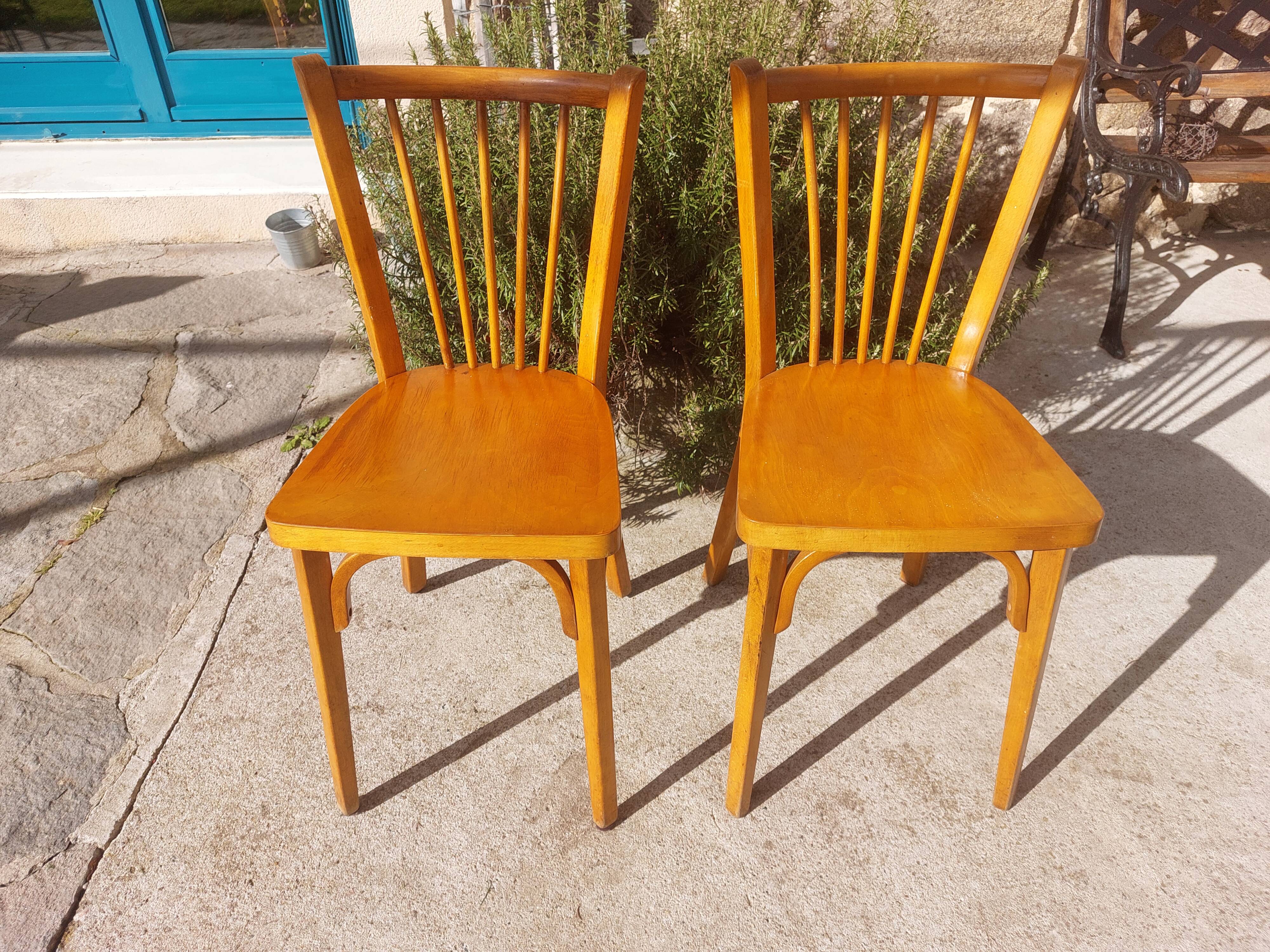 pair of bistro chairs, Wild West